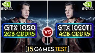 GTX 1050 vs GTX 1050 Ti  15 Games Test  How Much Difference [upl. by Christoper]