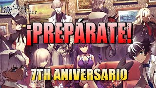 ⚠️ Recompensas PREVIAS ¡PREPARATE para el 7 ANIVERSARIO de FGO [upl. by Notsirb]