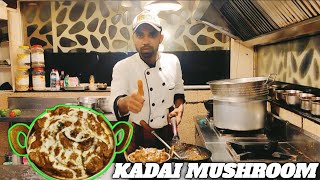 Kadai mushroom  mushroom kadai  azam chef [upl. by Ailgna]