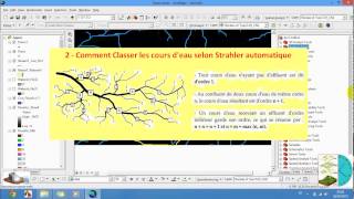 Comment Délimiter le bassin versant et Classer les cours deau selon Strahler automatique sur ArcGis [upl. by Tedi]