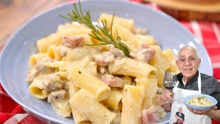 Rigatoni with Sausage and Prosciutto in a Cream Sauce [upl. by Thordis841]