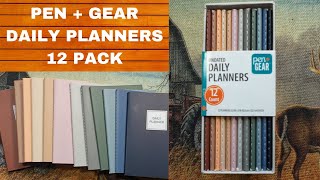 PEN  GEAR UNDATED DAILY PLANNERS 12 COUNT EVERYDAY CARRY EDC POCKET PLANNER [upl. by Pfister]