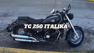 Review TC 250 ITALIKA 2024 CHOPPER LA RECOMIENDO [upl. by Habeh]