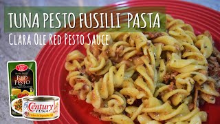 Tuna Pesto Fusilli Pasta using Clara Ole Sauce  Quick and Easy  Simple and Delicious [upl. by Gypsie]