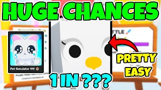 NEW🍀CHANCES OF THE HUGE CHROMA PHOENIX In Pet Simulator 99 [upl. by Haisa]