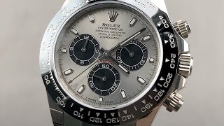 Rolex Cosmograph Daytona White Gold Oysterflex 116519LN Rolex Watch Review [upl. by Llerihs]