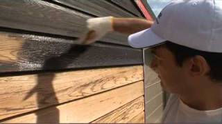 How to stain weatherboards with Resene Woodsman [upl. by Sol]