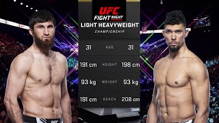 Magomed Ankalaev vs Johnny Walker 2 Full Fight  UFC Fight Night [upl. by Ys449]