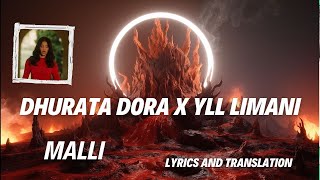 DHURATA DORA x YLL LIMANI  MALLI  Lyrics  Letra  Translation [upl. by Ackerman]