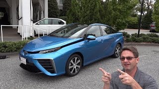 2019 Toyota Mirai Highlights and Test Drive [upl. by Haldi]