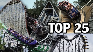 Top 25 Roller Coasters in the World 2020 [upl. by Drofdarb]