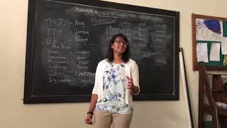 Toastmasters Speech CC8 on Body Language by TM Aishwarya [upl. by Cornew]