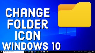 How to Customize Any Icon in Windows 1011  How to Change the Default Folder Icon in Windows 10 [upl. by Skeie]