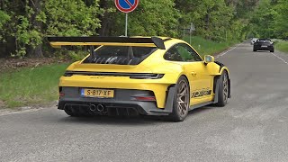 Supercars Accelerating Aventador Akrapovic LaFerrari 992 GT3 RS 296 GTB Singer 964 Artura [upl. by Opportina603]