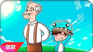 CANCION DE LOS ABUELOS 🎤 BEBE MILO CANTA 🎤 PARODIA MUSICAL MINECRAFT  ANIMATION MINECRAFT SONG [upl. by Aerdnaek]