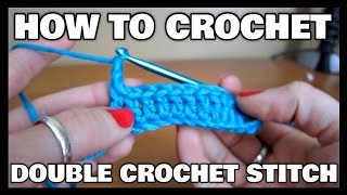 How to Crochet For Beginners  Double Crochet Stitch  Kristins Crochet Tutorials [upl. by Glass]