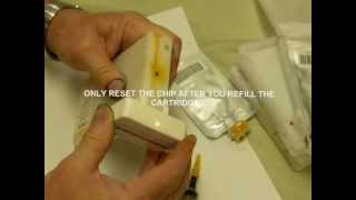 Refilling The Epson Workforce Pro 4540 4530 4020 XL676 Cartridges [upl. by Winny]