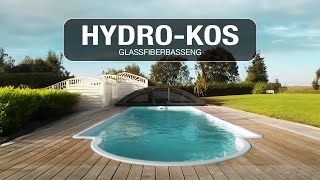 Hydro Kos Glassfiberbasseng Topp Kvalitet og Livstidsgaranti [upl. by Kraska]