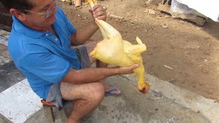 PREPARANDO UM FRANGO CAPÃO PARA O ALMOÇO [upl. by Hylan]