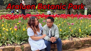 Araluen Botanic Park Tulip festival in Perth🇦🇺 tulipfestival perth bhutanesevlogger [upl. by Ayotan]