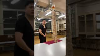 【かわいい】【ジェンガ】64 steps Jenga tablecloth pull on a part of the body【遊び方】【黄金回転】 [upl. by Swinton]