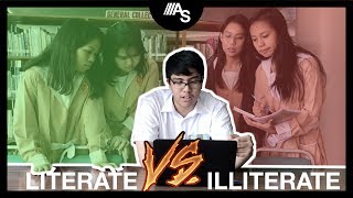 LITERATE VS ILLITERATE Media and Information Literacy [upl. by Losiram]