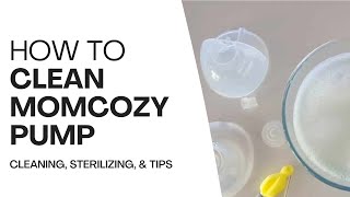 How To Clean Momcozy Pump Complete Guide including Cleaning Sterilizing and Storage Tips [upl. by Adiuqal]