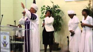 Dr Gertrude Stacks Pentecost Sunday with Prophet Cotton [upl. by Ruth]