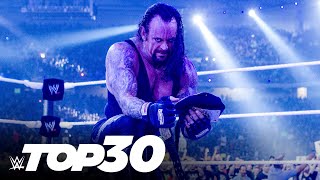 30 unforgettable Undertaker moments WWE Top 10 Special Edition Oct 28 2020 [upl. by Nedearb]