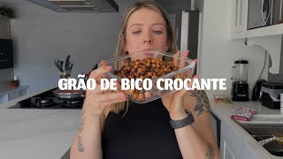 GRÃO DE BICO CROCANTE receita fácil demais [upl. by Gaughan920]