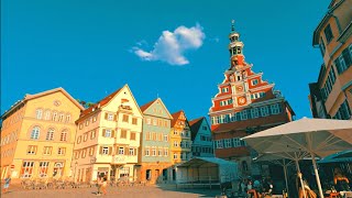 Walking the streets of Esslingen  Germany [upl. by Cariotta235]