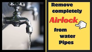 Nal Me Air Kaise Nikale  air lock problem in water pipes cookhealthywithritu [upl. by Craggy]