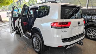 NEW 2023 Toyota Land Cruiser GR Sport 35L Twin Turbo  White Color [upl. by Saixela610]