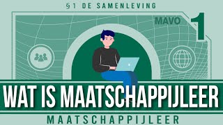 Wat is maatschappijleer M3 §1 [upl. by Selfridge]