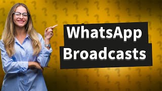 How to send a broadcast message on WhatsApp Web [upl. by Chitkara]