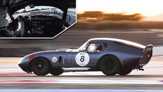 AC Cobra Daytona Coupé OnBoard at Circuit Paul Ricard  Ford 289 V8 Engine Sound [upl. by Mcclish]