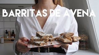 Receta Barritas de Avena  Song of Style Raw Bar Style [upl. by Naid790]