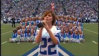 Kelly Clarkson  National Anthem  NFL [upl. by Nnylarac]