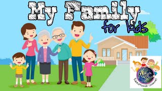 My Family Whos shehe Vocabulary For Kids Educational Channel [upl. by Adnahsat]