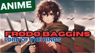 Frodo Baggins from Lord of the Rings as a anime character [upl. by Natiha]