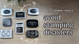 Best Stamp Inks for Your Bullet Journal [upl. by Aisa]