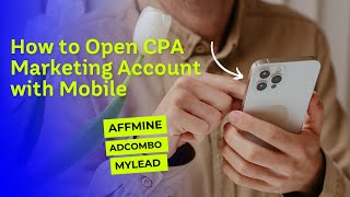 মোবাইল দিয়ে কিভাবে CPA মার্কেটিং অ্যাকাউন্টHow to Open affmine adcombomylead Account with Mobile [upl. by Eceinaj]