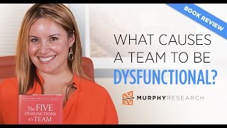 What Causes a Team to Be Dysfunctional  Murphy Research [upl. by Ijan]