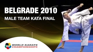 Karate Male Team Kata Final  Japan vs Italy  WKF World Championships Belgrade 2010 22 [upl. by Goldia300]