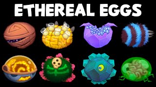 Ethereal Island  All NEW Eggs Rare amp Epic  My Singing Monsters [upl. by Aihpledalihp]