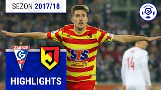 Górnik Zabrze  Jagiellonia Białystok 31  SKRÓT  Ekstraklasa 201718  17 Kolejka [upl. by Al]