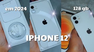 Comprei o iPhone 12 branco de 128gb em 2024 [upl. by Okir]