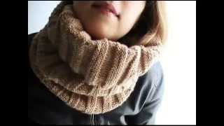 POINT DE GODRON tutoriel tricot FACILE [upl. by Enenaj]