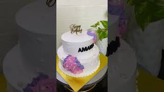 Beautiful cake design cake cookercake cakedecoration spongecake cakedesign birthdaycake [upl. by Fisch316]