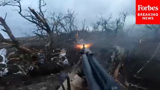 Russian Military Releases Bodycam Video Of Frontline Battle Between Russian And Ukrainian Forces [upl. by Noelc]